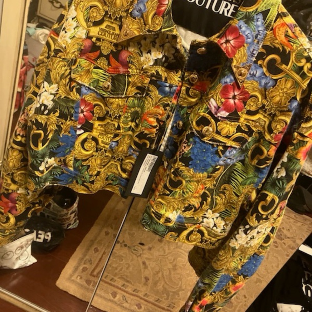 Vibrant Multicolor Jean Jacket